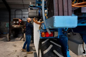 Machine à vendanger (©Bénédicte Lacroix)