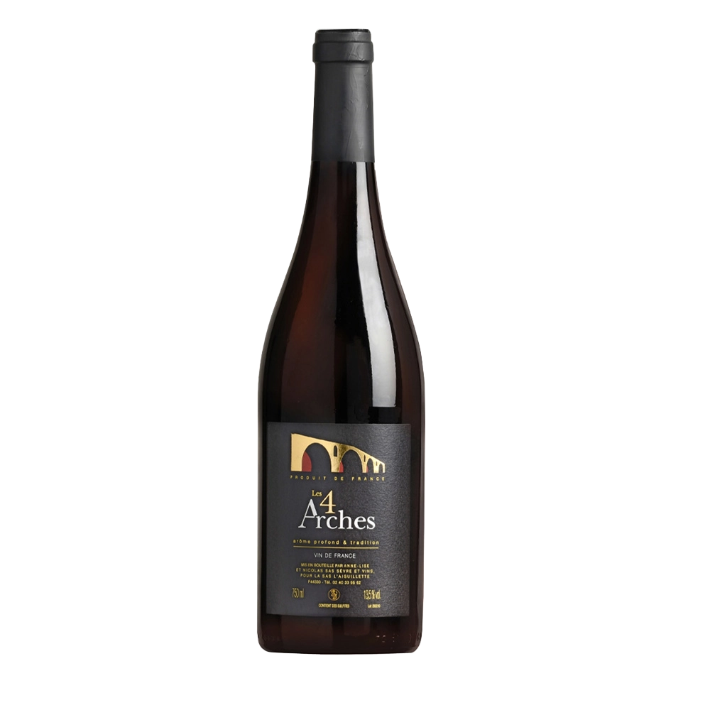 Les 4 Arches red wine, Loire Valley - Domaine de l'Aiguillette