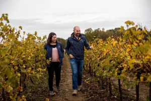 Inspection des parcelles du domaine (©Bénédicte Lacroix)
