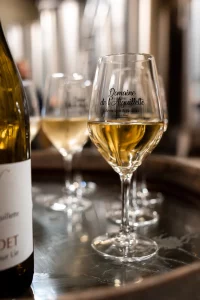 Verre de muscadet Sèvre et Maine sur Lie (©Bénédicte Lacroix)